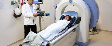 GE Discovery Scanner in Clinical Suite
